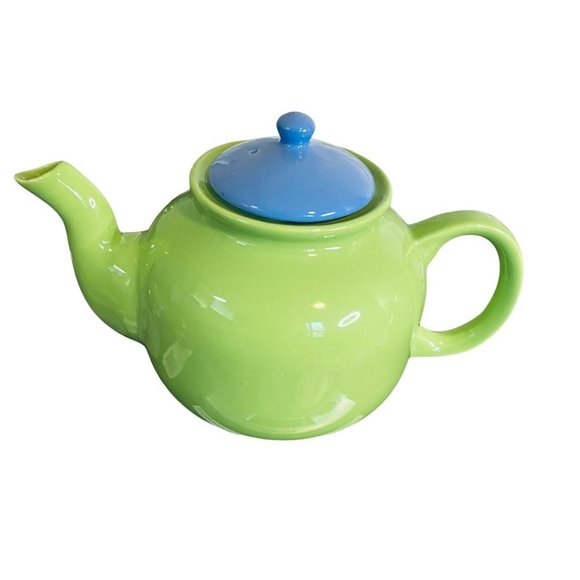 OVER AND BACK INDOOR OUTFITTERS CERAMIC WHIMSICAL TEAPOT MADE IN PORTUGAL - Picture 1 of 7